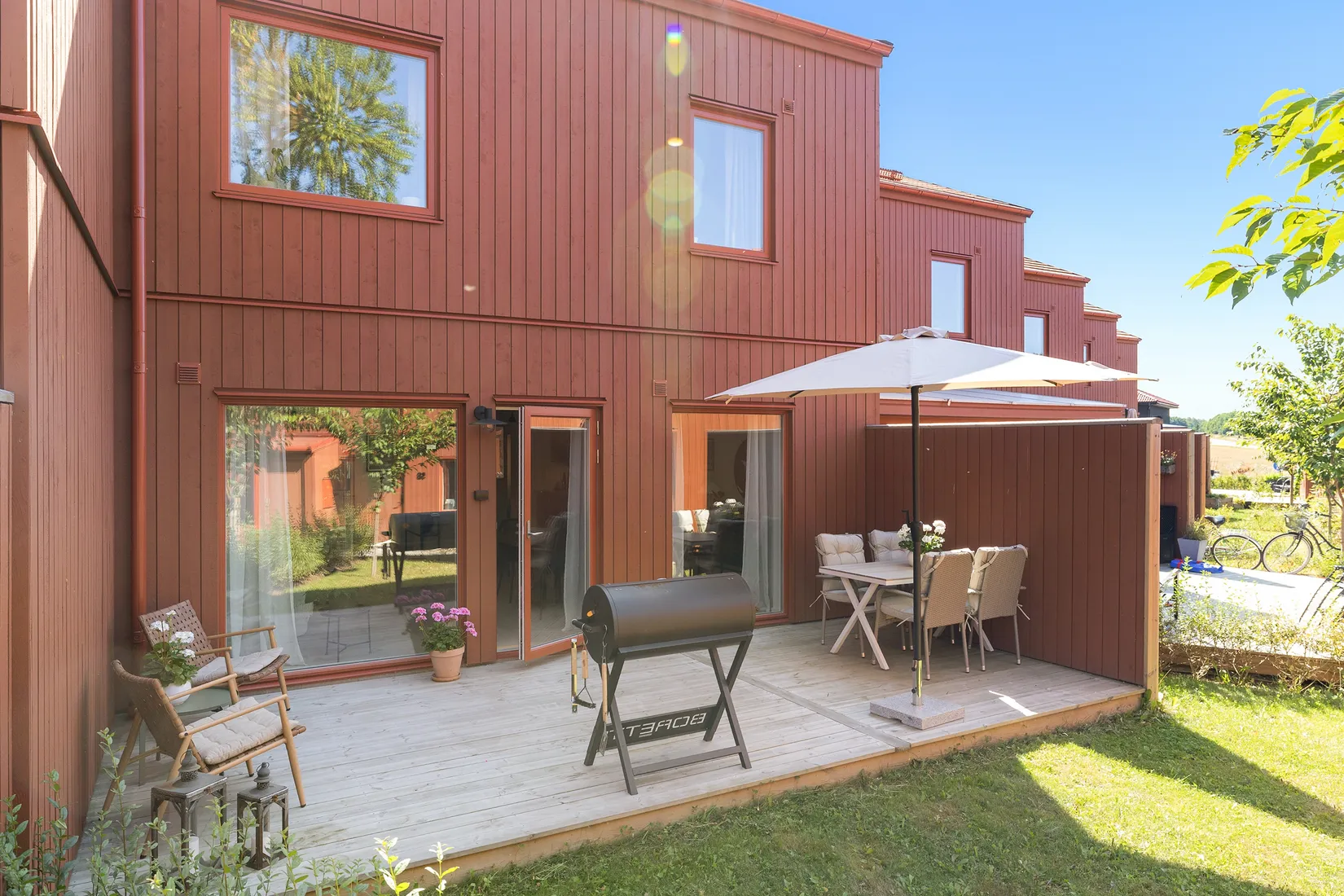 Radhus, Friluftsvägen 7E, Gamla Nynäs, Enköping