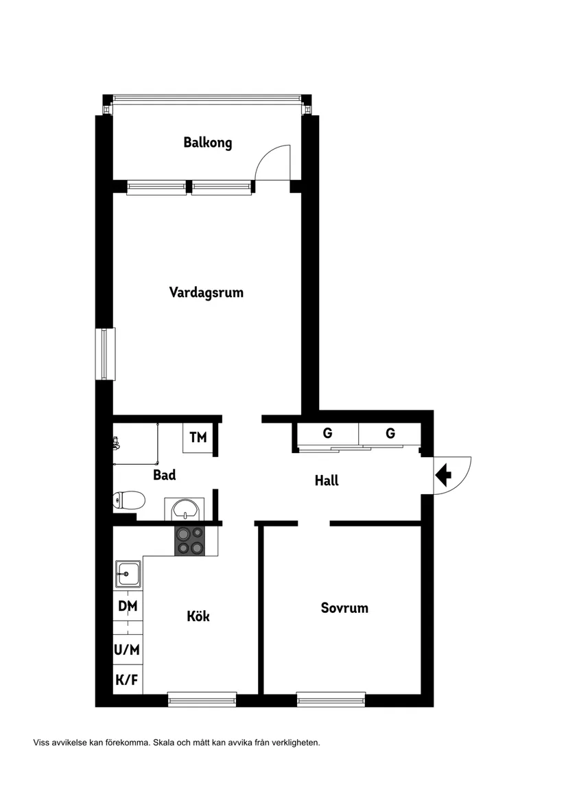 Bostadsrätt, Kung Karls Väg 1A, Kungahusen, Trelleborg