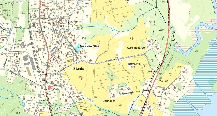 Tomt, Yrjasbacksvägen 9, Vika, Mora