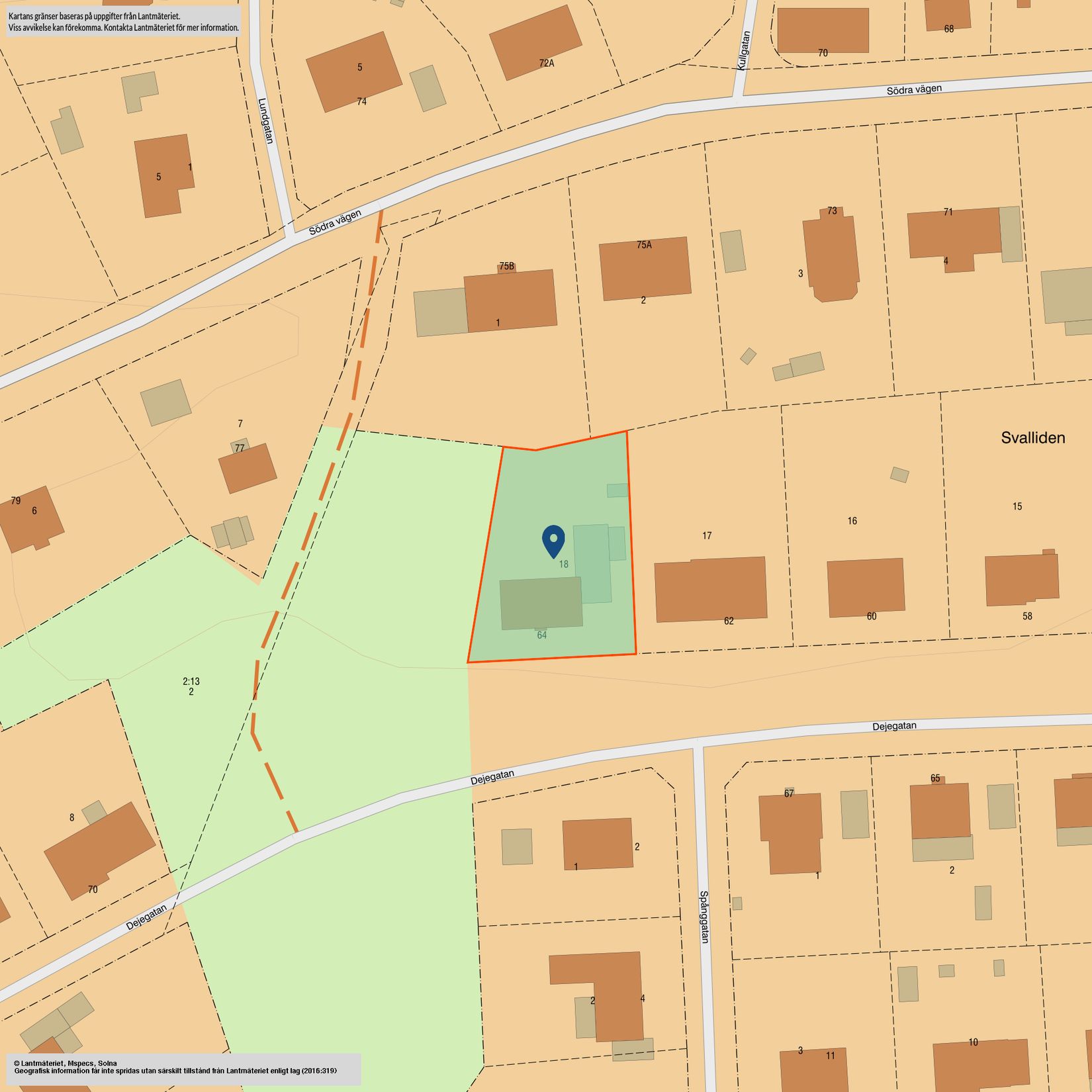 Villa, Dejegatan 64, Svalliden, Oskarshamn