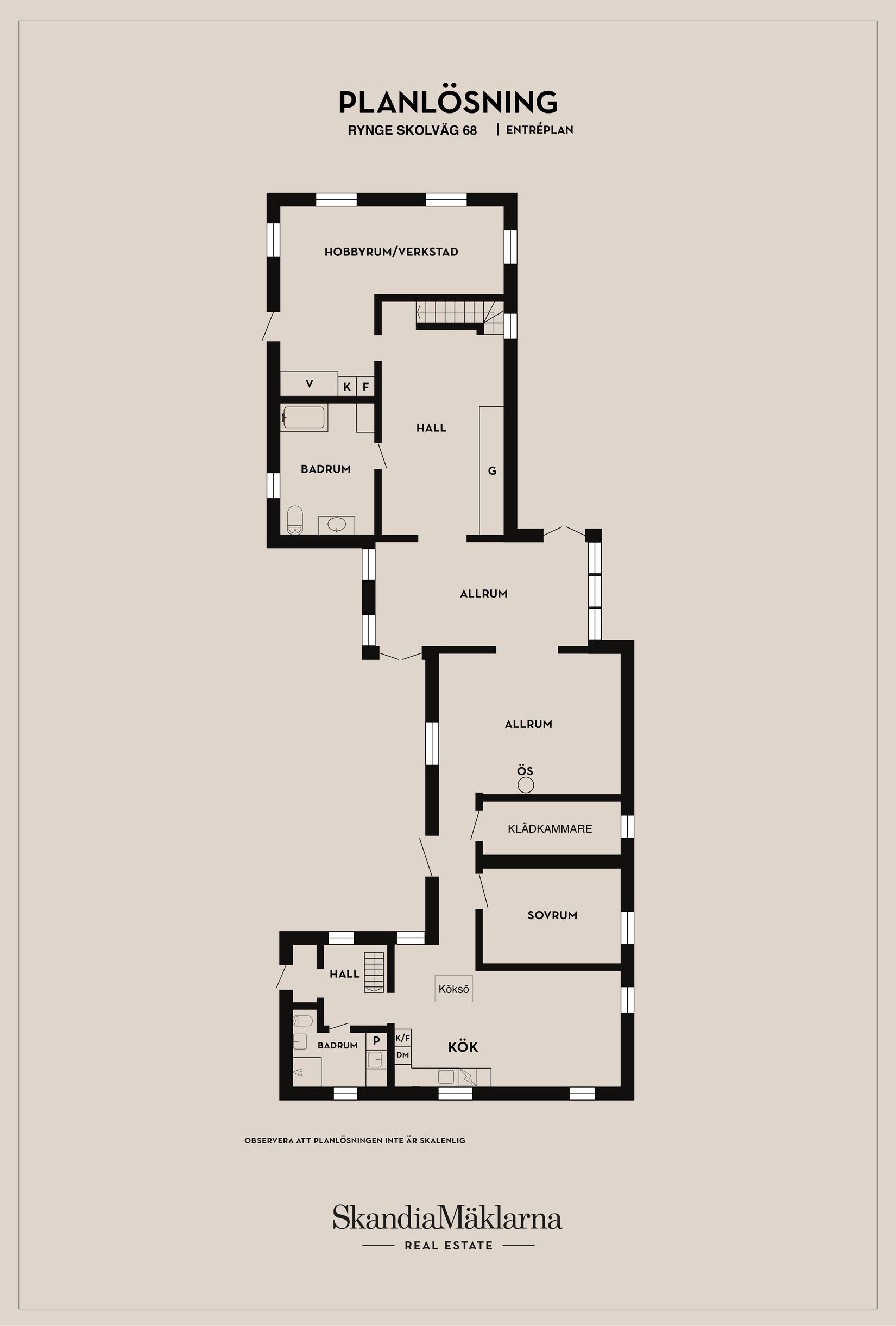 Villa, Rynge skolväg 68, Rynge, Ystad