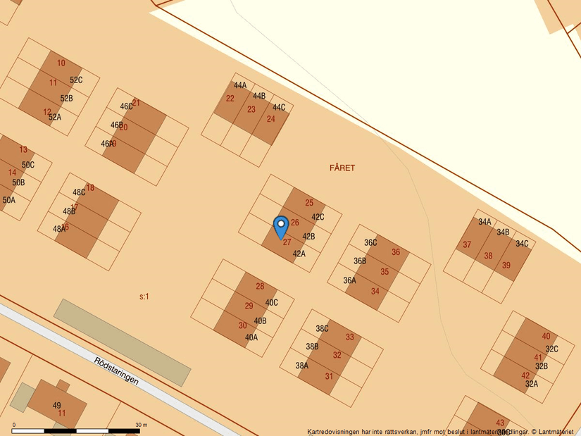 Villa, Radhus, Rödstaringen 42A, Sollefteå