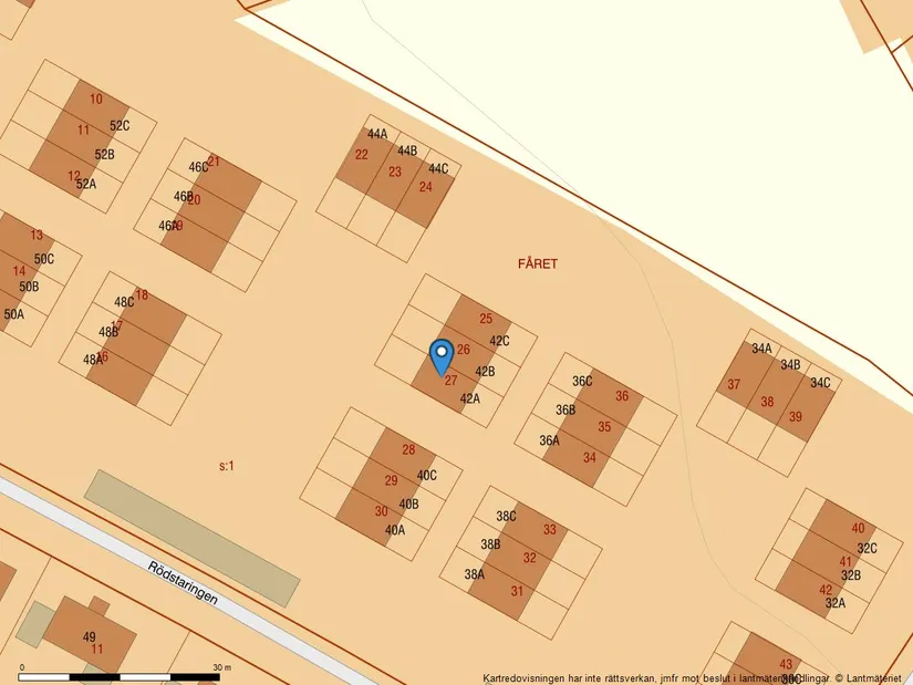 Villa, Radhus, Rödstaringen 42A, Sollefteå