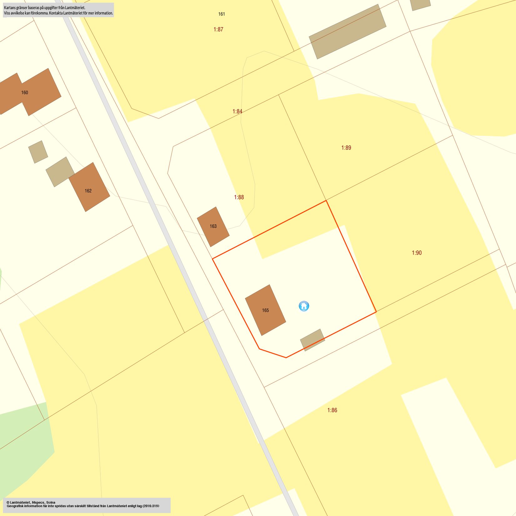 Villa, Karlsbäck 165, Karlsbäck, Bjurholm