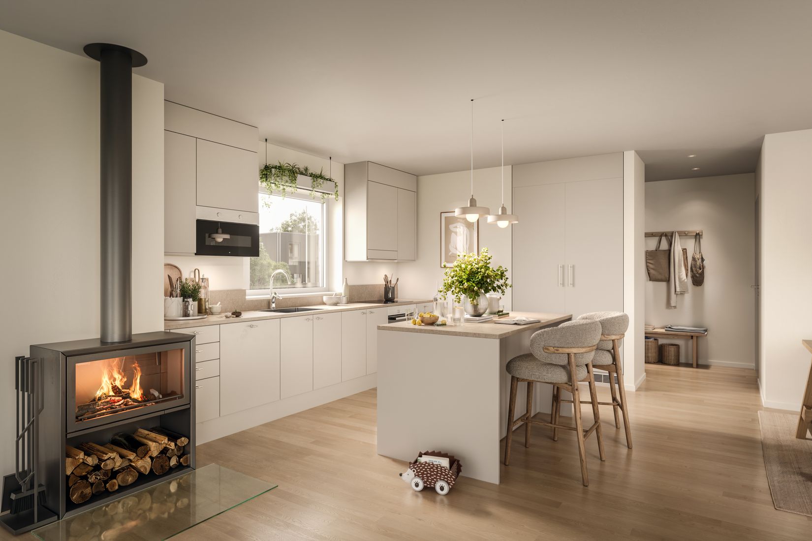 Radhus, Baggensviksvägen/Persvägen, Gustavsvik, Nacka