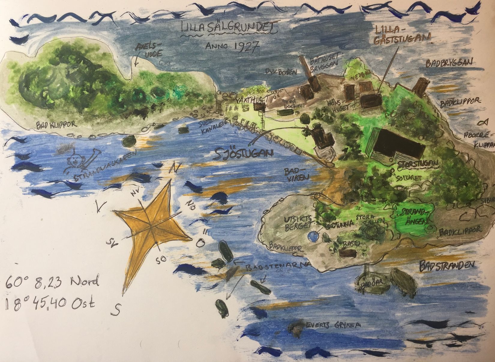 Villa, Lilla Sälgrundet 1, Norrtälje