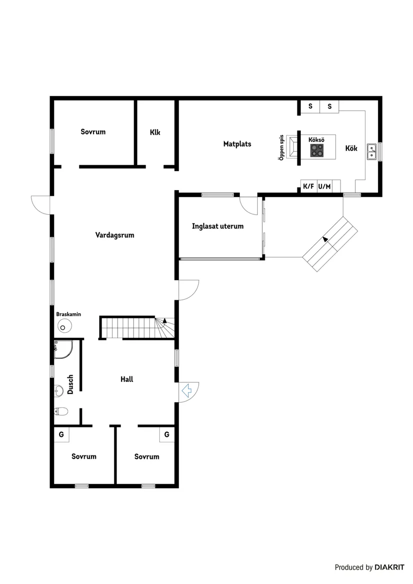 Villa, Västra Kovik 1, Buskhyttan, Nyköping