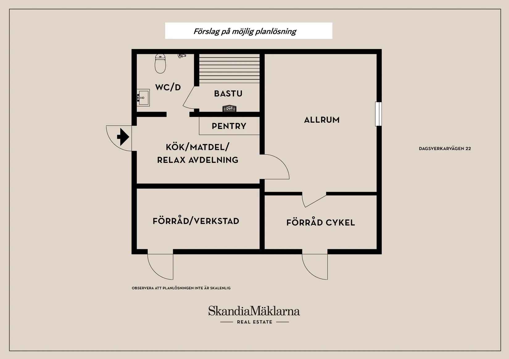 Villa, Dagsverkarvägen 22, Österhagen - Bro, Upplands-Bro