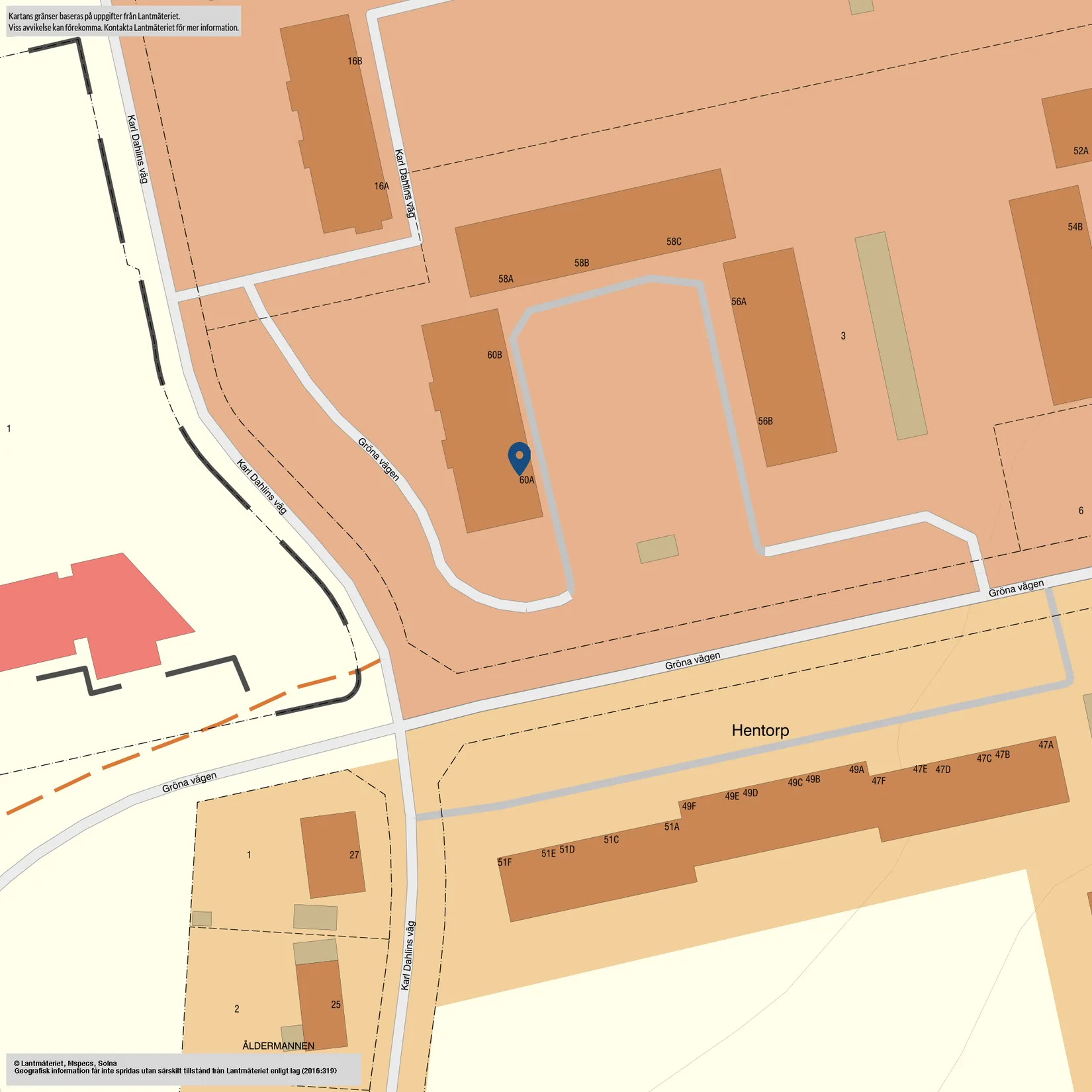 Bostadsrätt, Gröna vägen 60A, Vallsängen, Skövde