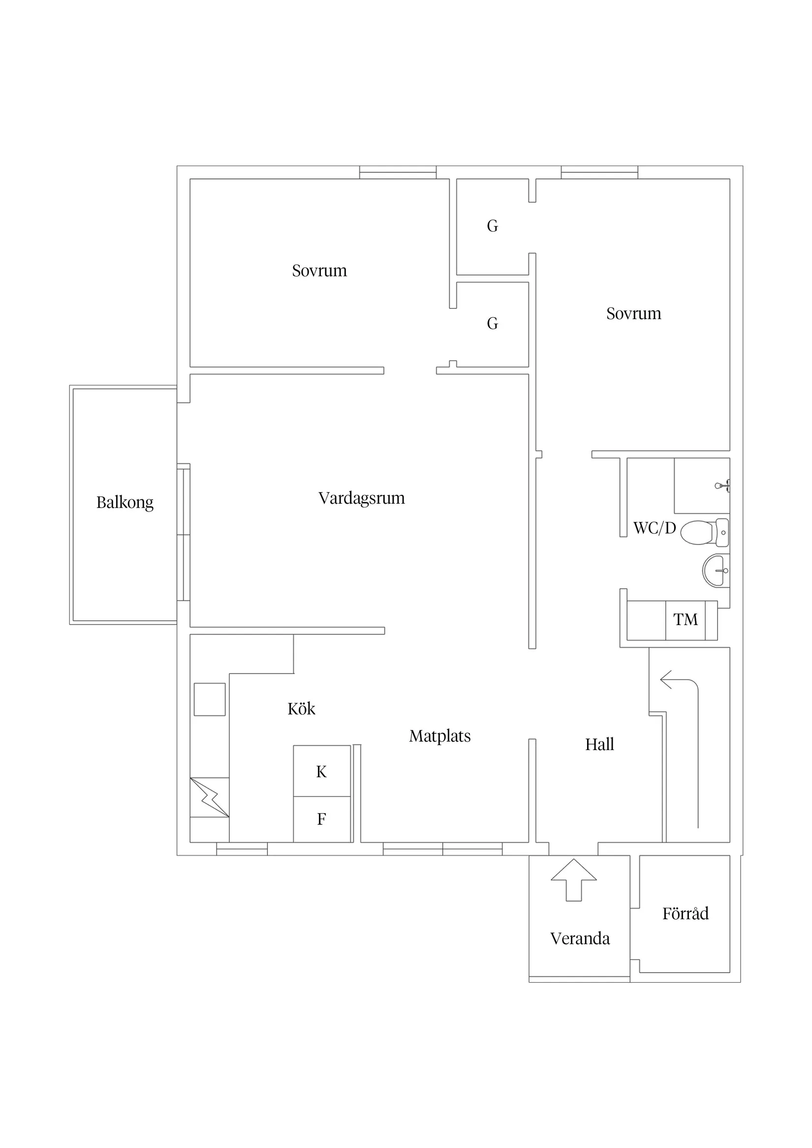 Bostadsrätt, Bladgatan 22, Skellefteå