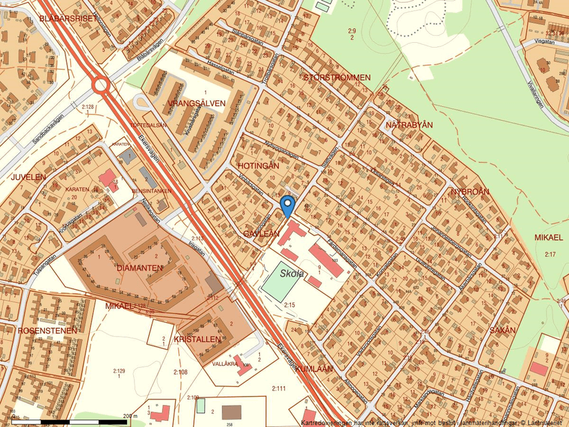 Villa, Vinbärsgatan 12, Nya Hjärsta, Örebro