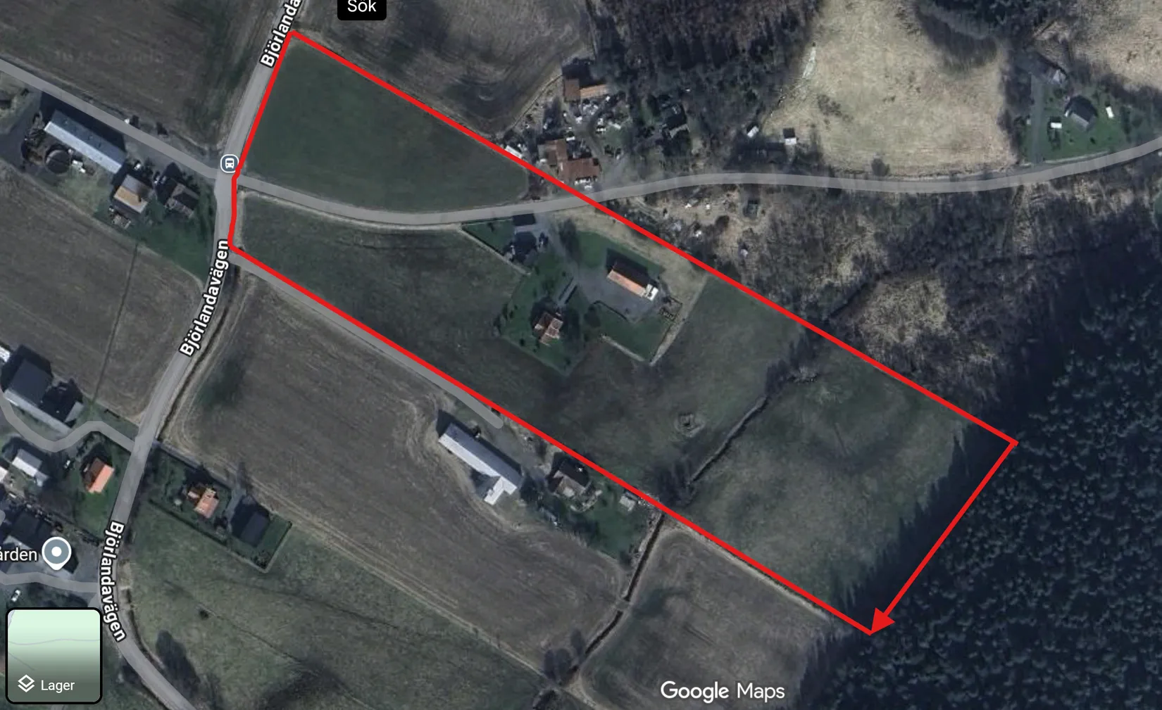 Villa, Björlanda Östergården 3, Rävlanda - Sätila, Mark