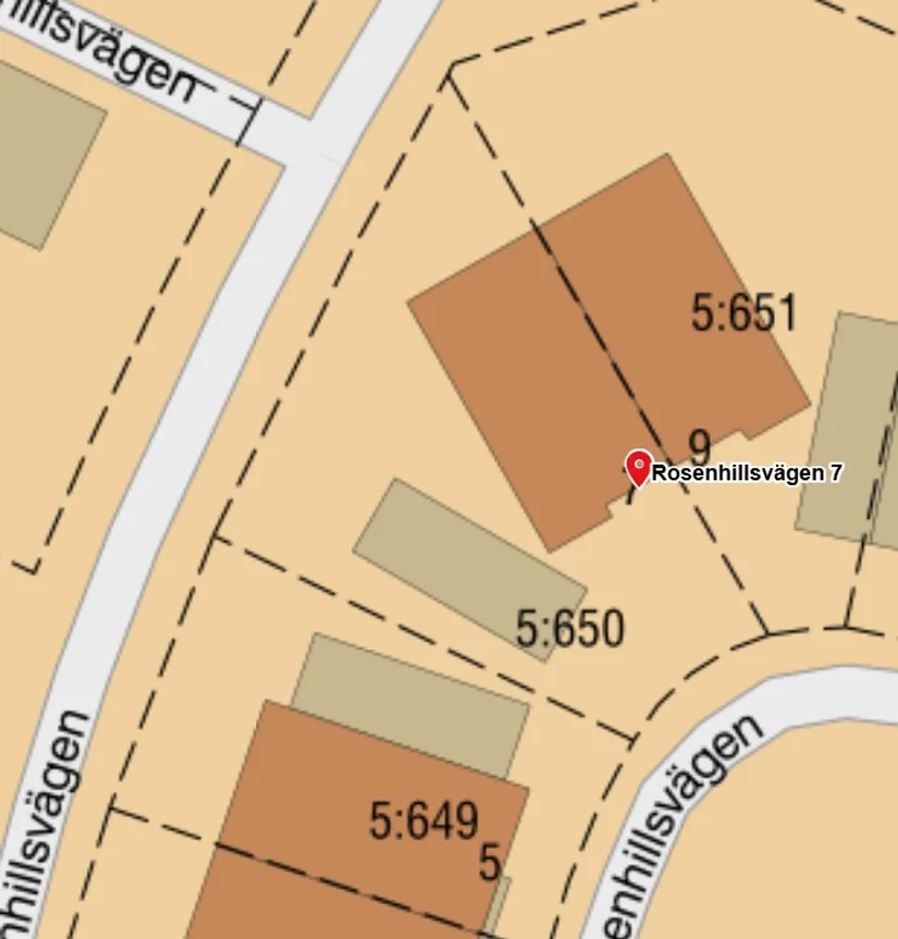 Villa, Radhus, Rosenhillsvägen 7, Bollstanäs, Upplands Väsby