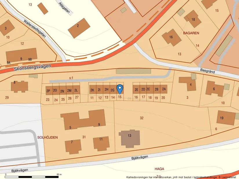 Villa, Basgränd 2F, Haga, Sundsvall