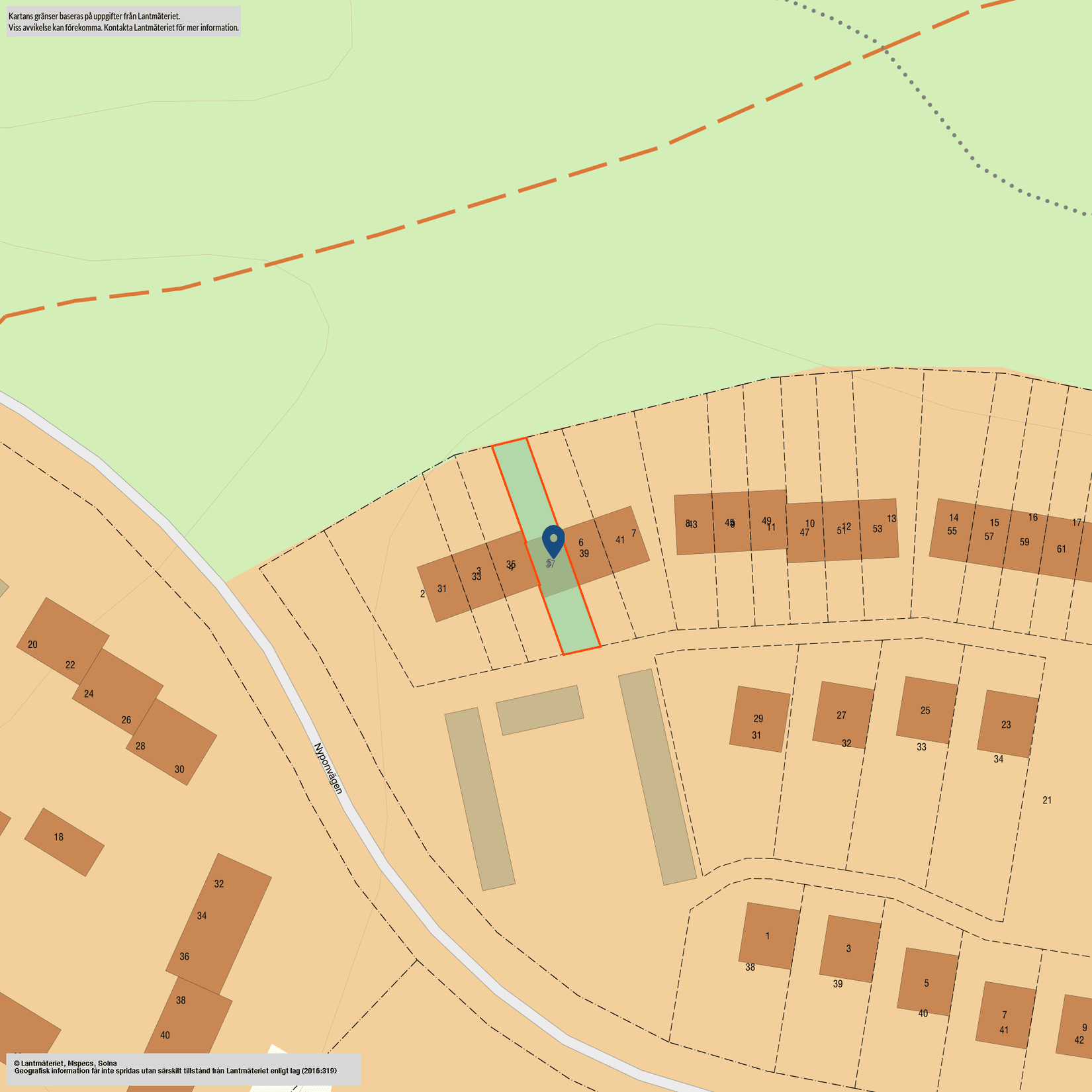 Radhus, Nyponvägen 37, Peterslund, Oxelösund