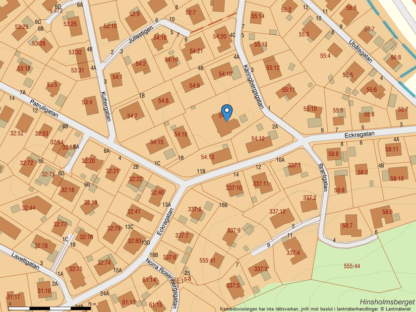 Villa, Käringbergsgatan 2B, Långedrag, Göteborg