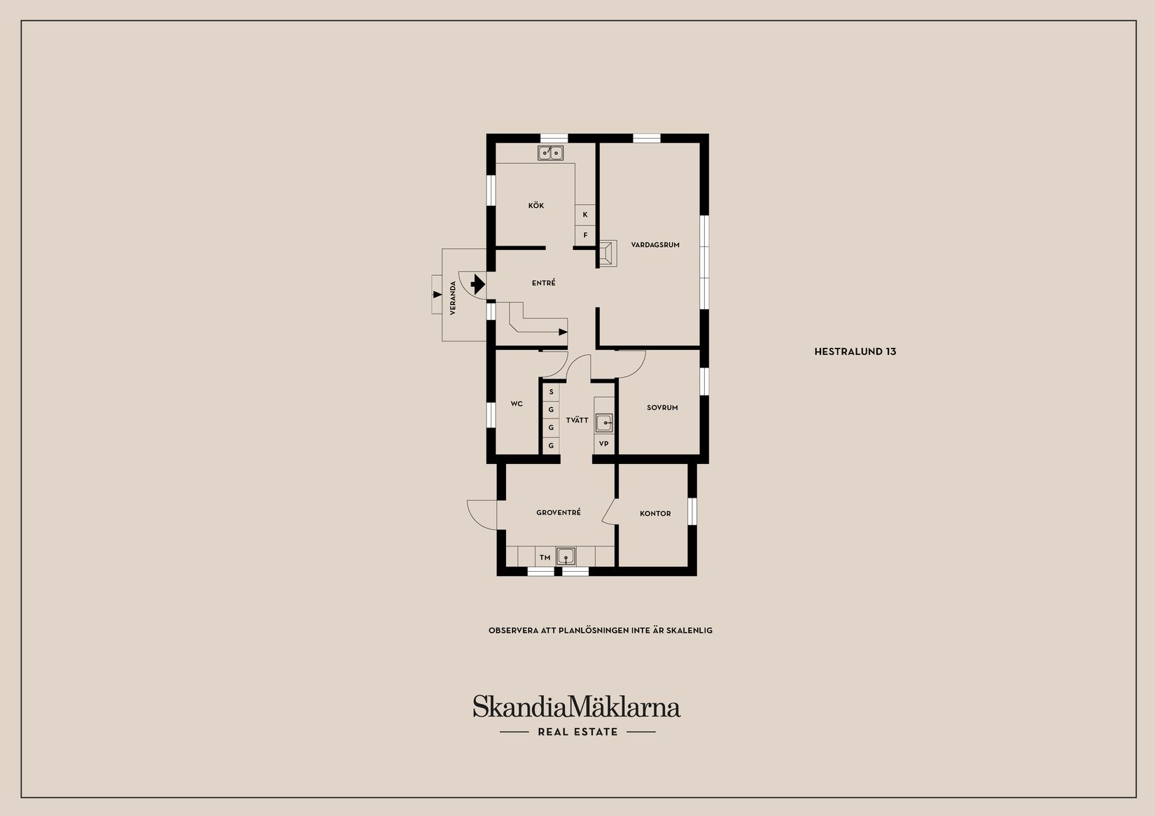 Villa, Hestralund 13, Bollebygd