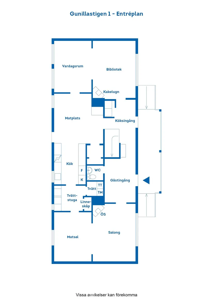 Villa, Gunillastigen 1, Djurön, Norrköping