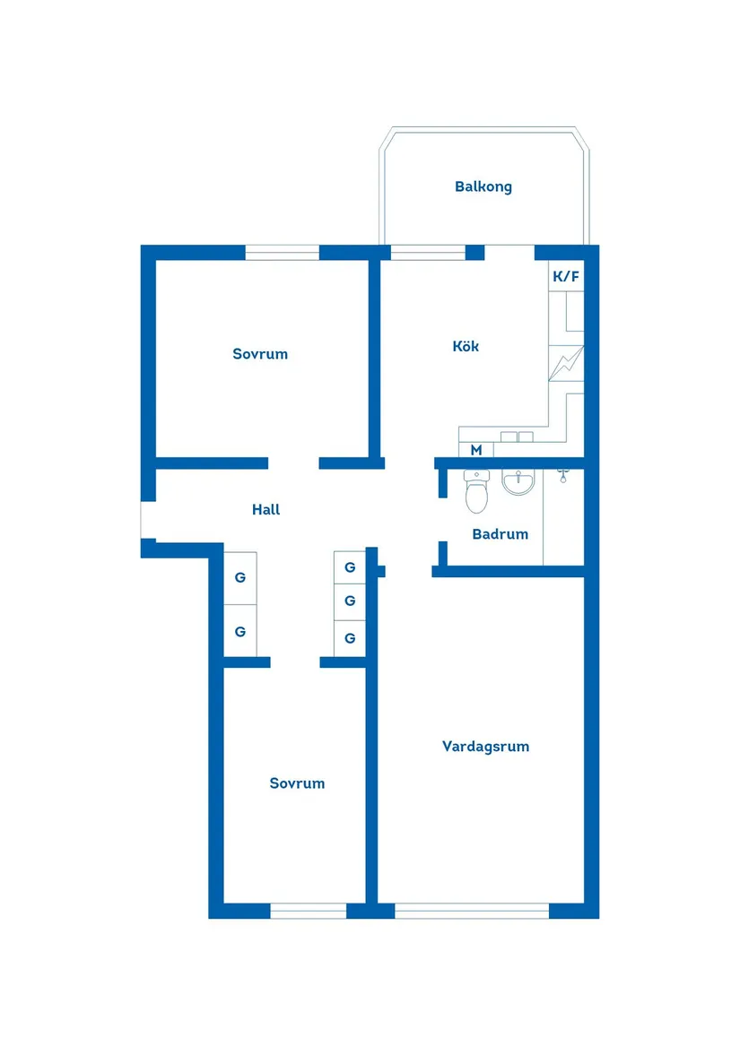 Bostadsrätt, Hillmansgatan 15C, Brynäs, Gävle