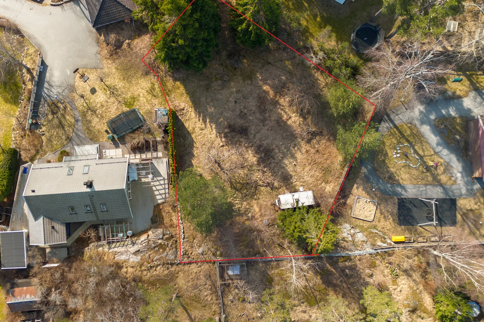 Tomt, Barrstigen 8, Trollbäcken, Tyresö