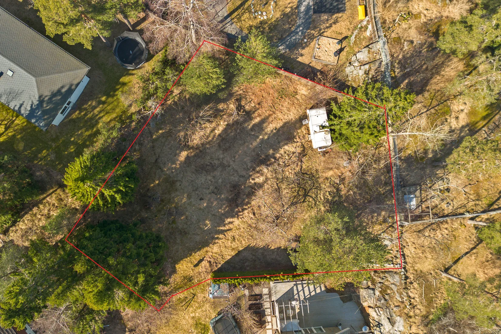 Tomt, Barrstigen 8, Trollbäcken, Tyresö