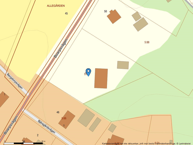 Villa, Boarpsvägen 48, Hjärnarp, Ängelholm