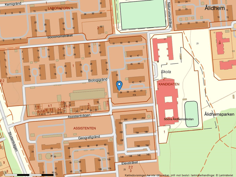 Bostadsrätt, Biologigränd 37, Ålidhem, Umeå