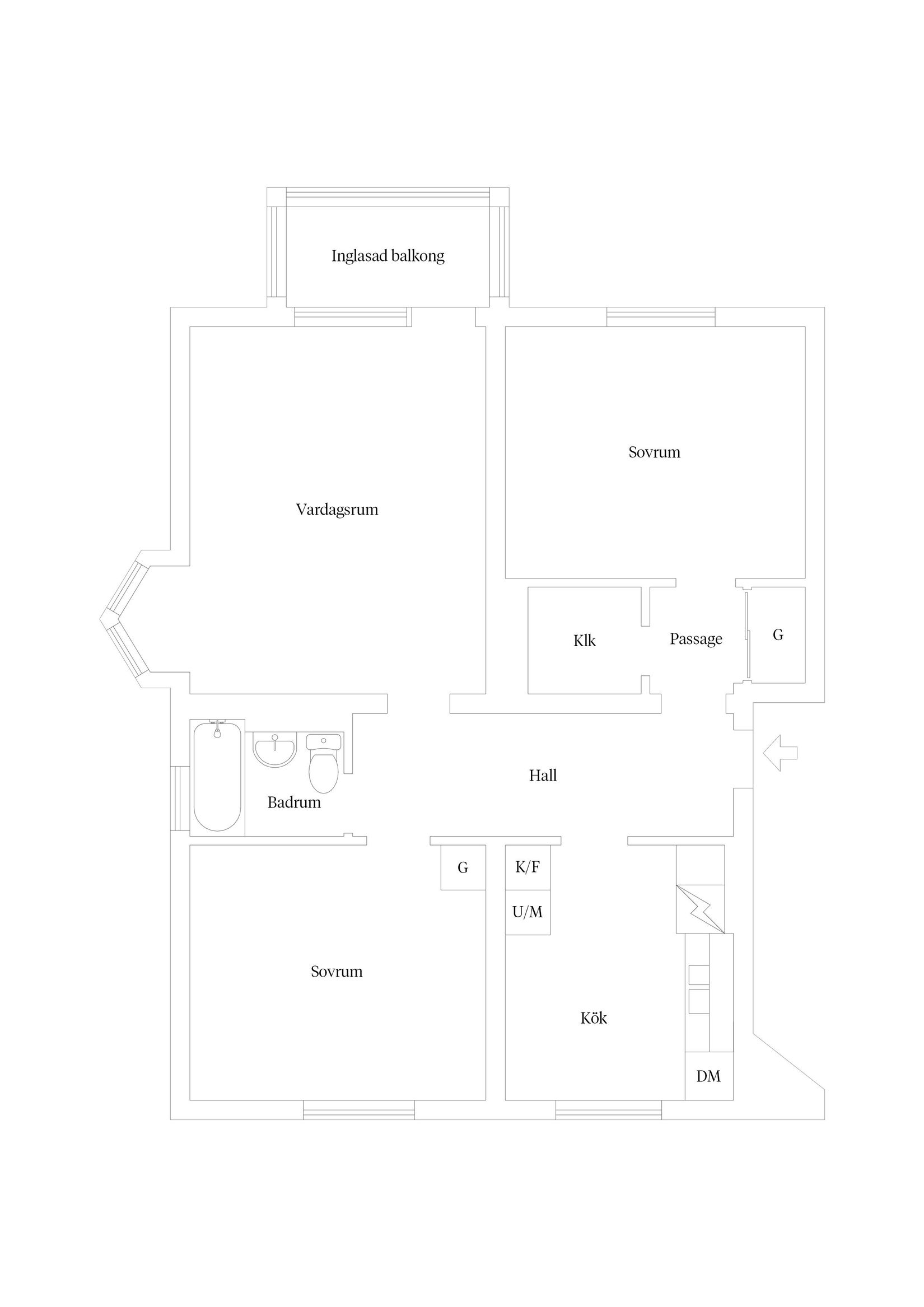 Bostadsrätt, Kaptensgatan 7A, Getingen, Kalmar