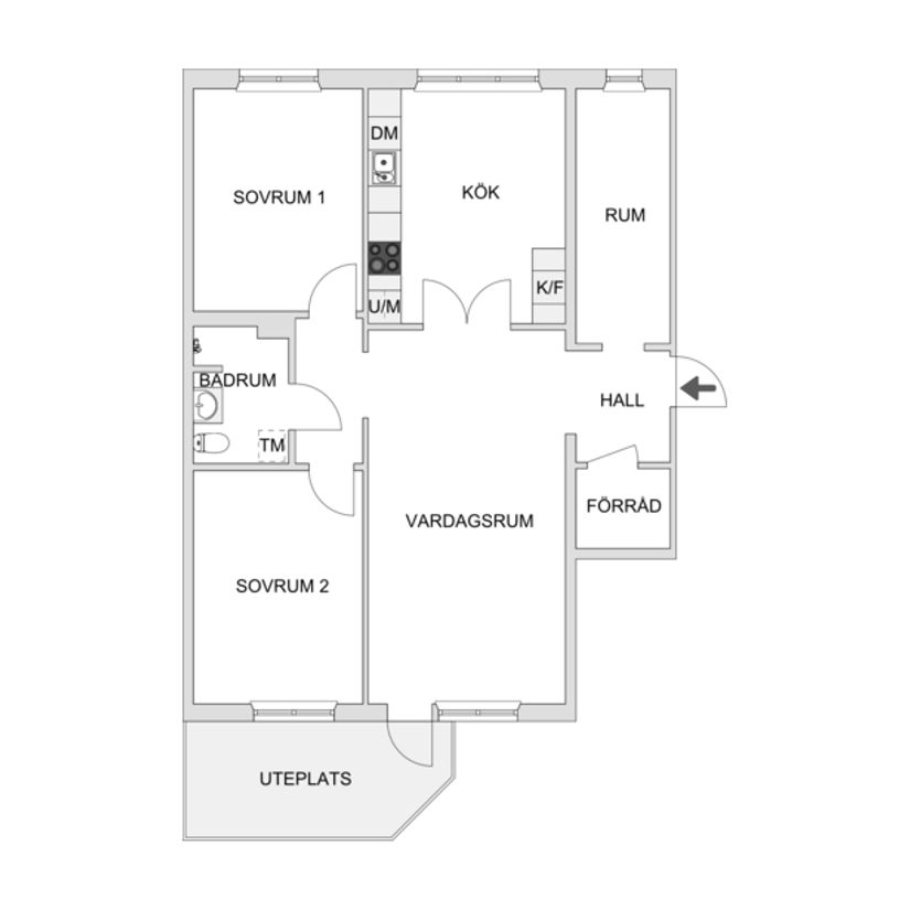 Bostadsrätt, Arbetargatan 23A, Kungsholmen Fridhemsplan, Stockholm