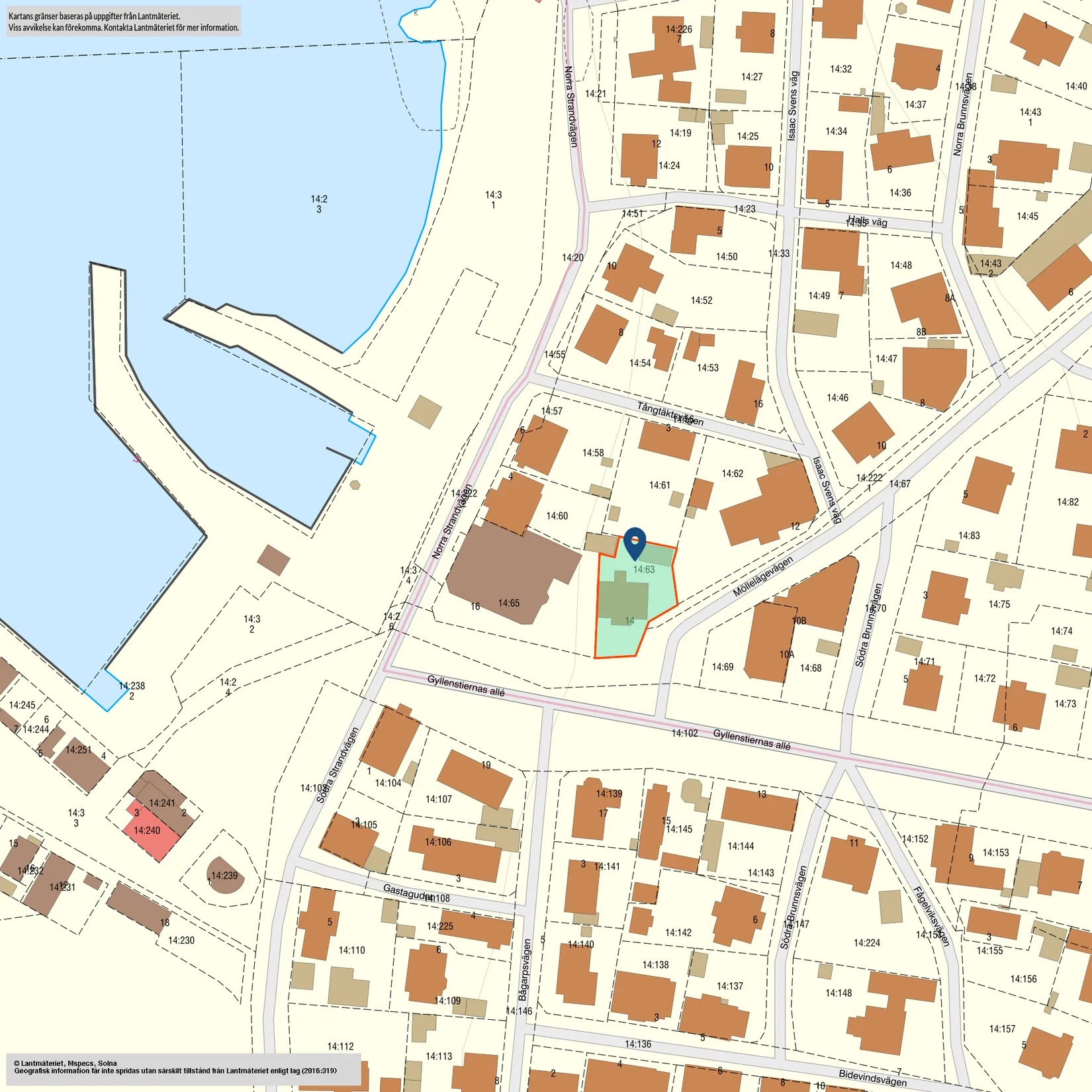 Villa, Möllelägevägen 14, Mölle granne med hamnen, Höganäs