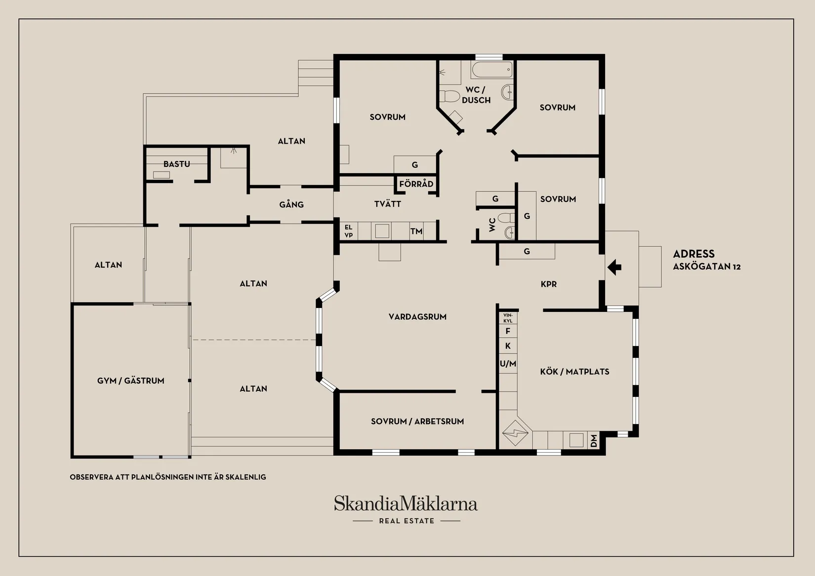 Villa, Askögatan 12, Trosa hamn, Trosa