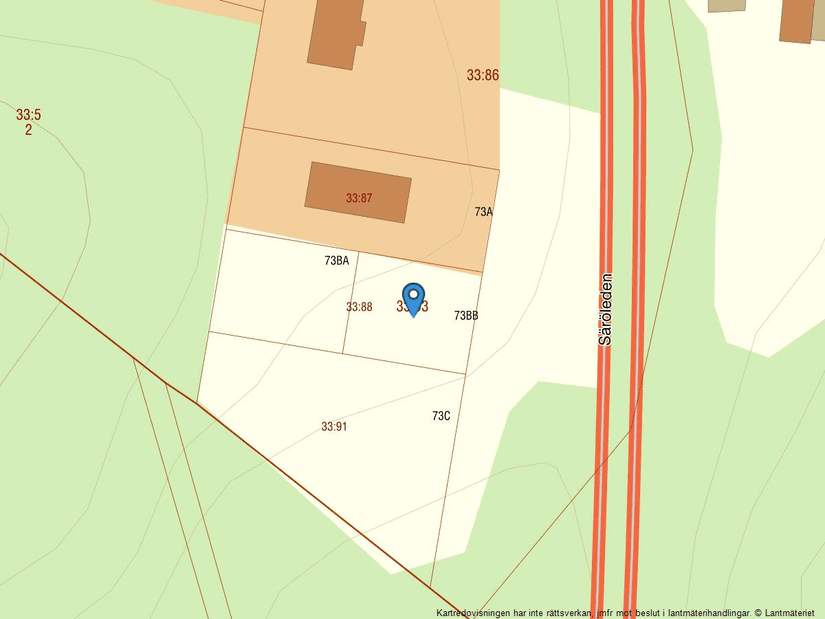 Tomt, Lesikavägen 73BB, Billdal, Göteborg