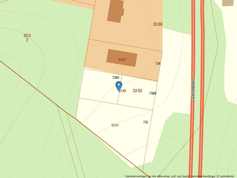 Tomt, Lesikavägen 73BA, Billdal, Göteborg