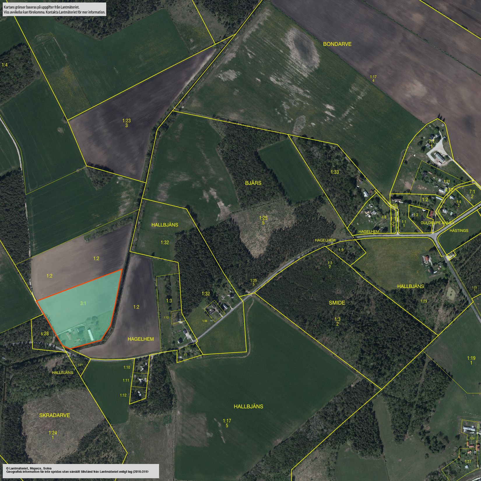 Gård/Skog, Guldrupe Hagelhem 101, Guldrupe - Mellersta Gotland, Gotland