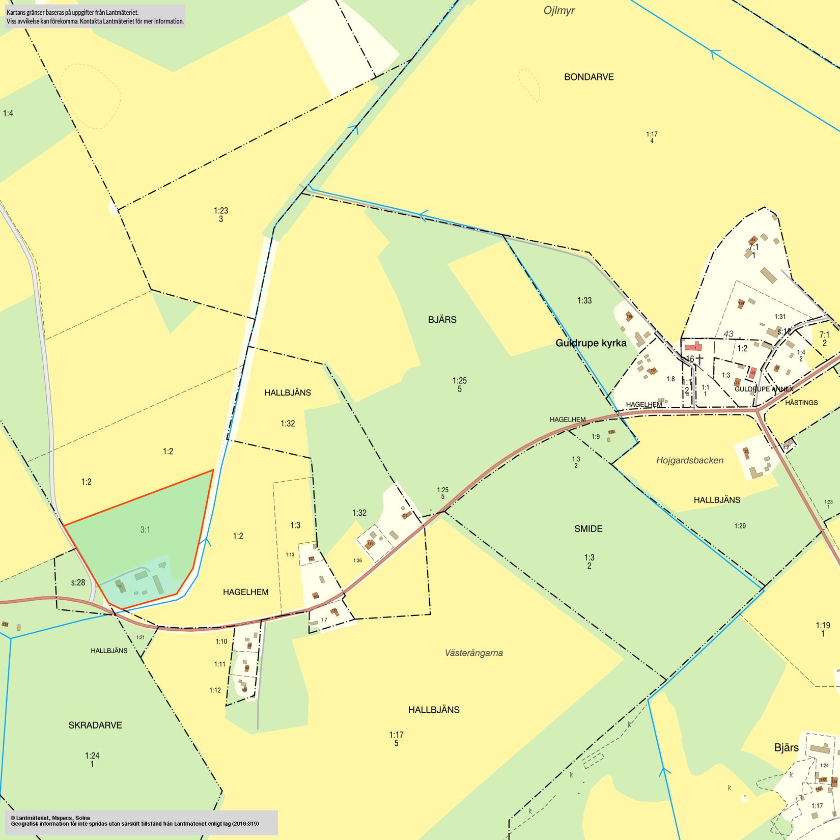 Gård/Skog, Guldrupe Hagelhem 101, Guldrupe - Mellersta Gotland, Gotland