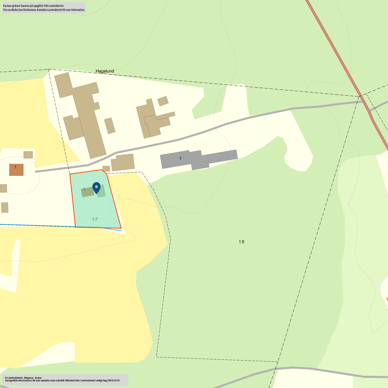 Villa, Vikaskogarna Hagalund 2, Vikaskogarna, Karlsborg