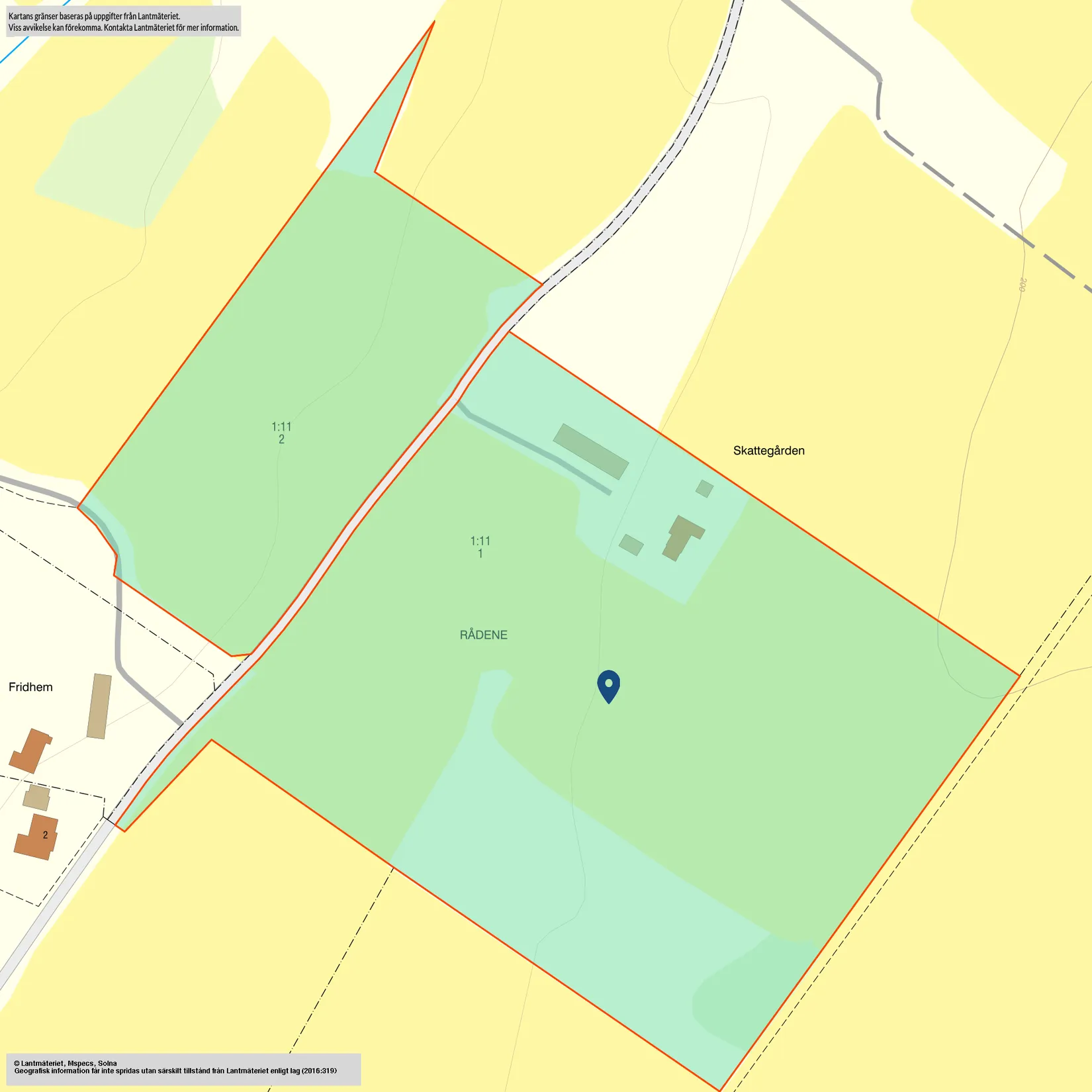 Gård/Skog, Rådene Skattegården, Rådene, Skövde