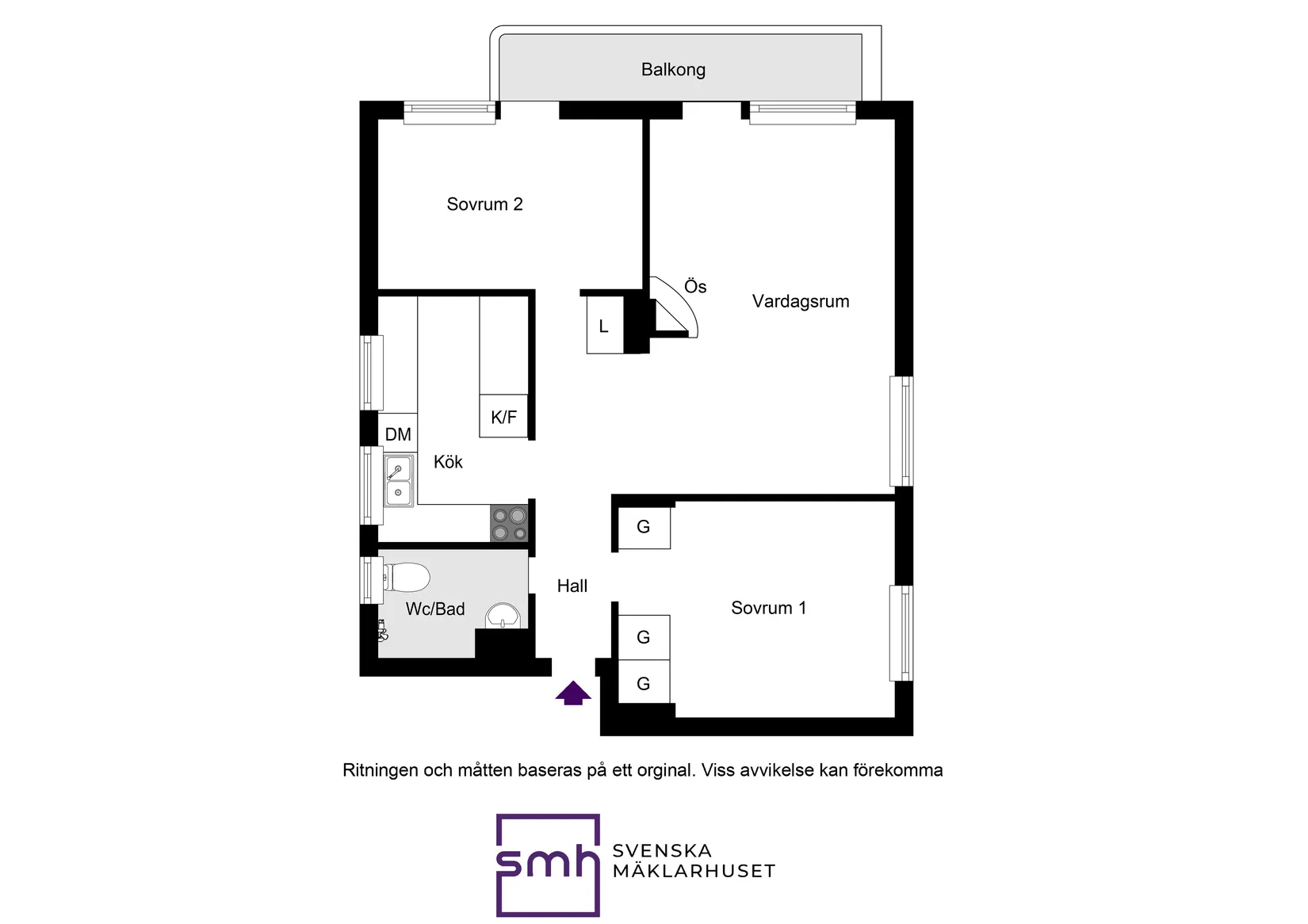 Bostadsrätt, Mössebergsvägen 14, Bromma / Traneberg, Stockholm