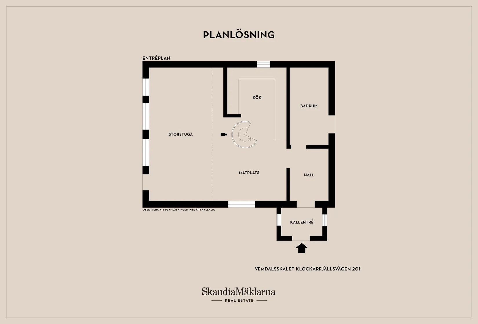 Villa, Vemdalsskalet Klockarfjällsvägen 201, Klockarfjället, Härjedalen