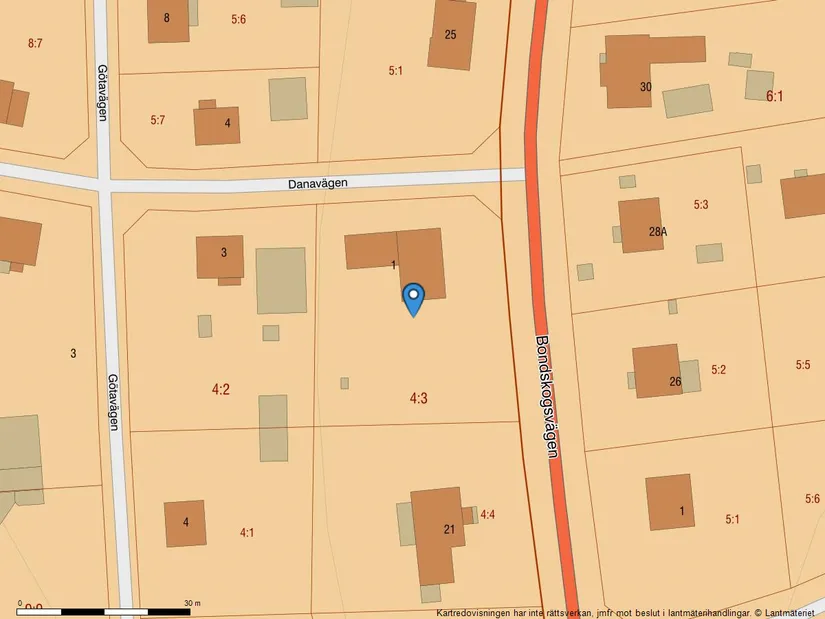 Villa, Danavägen 1, Lindesberg