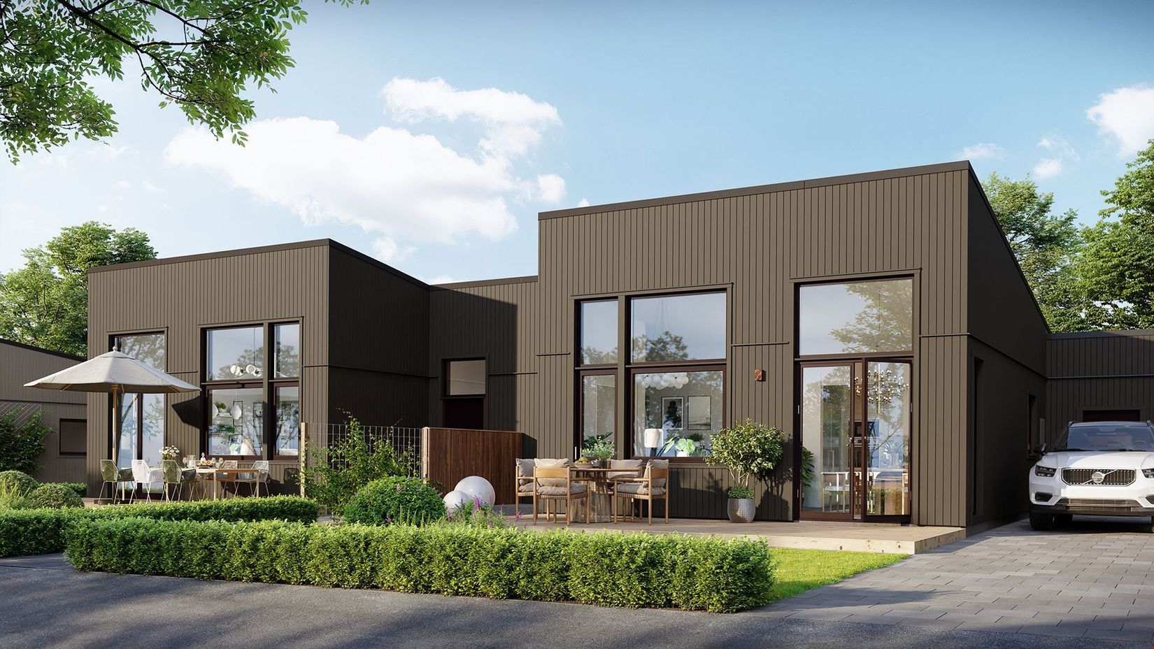 Radhus, Nougatgatan 2, Åhusvången, Kristianstad