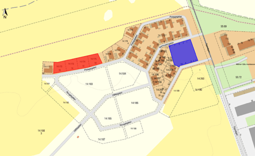Radhus, Nougatgatan 2, Åhusvången, Kristianstad