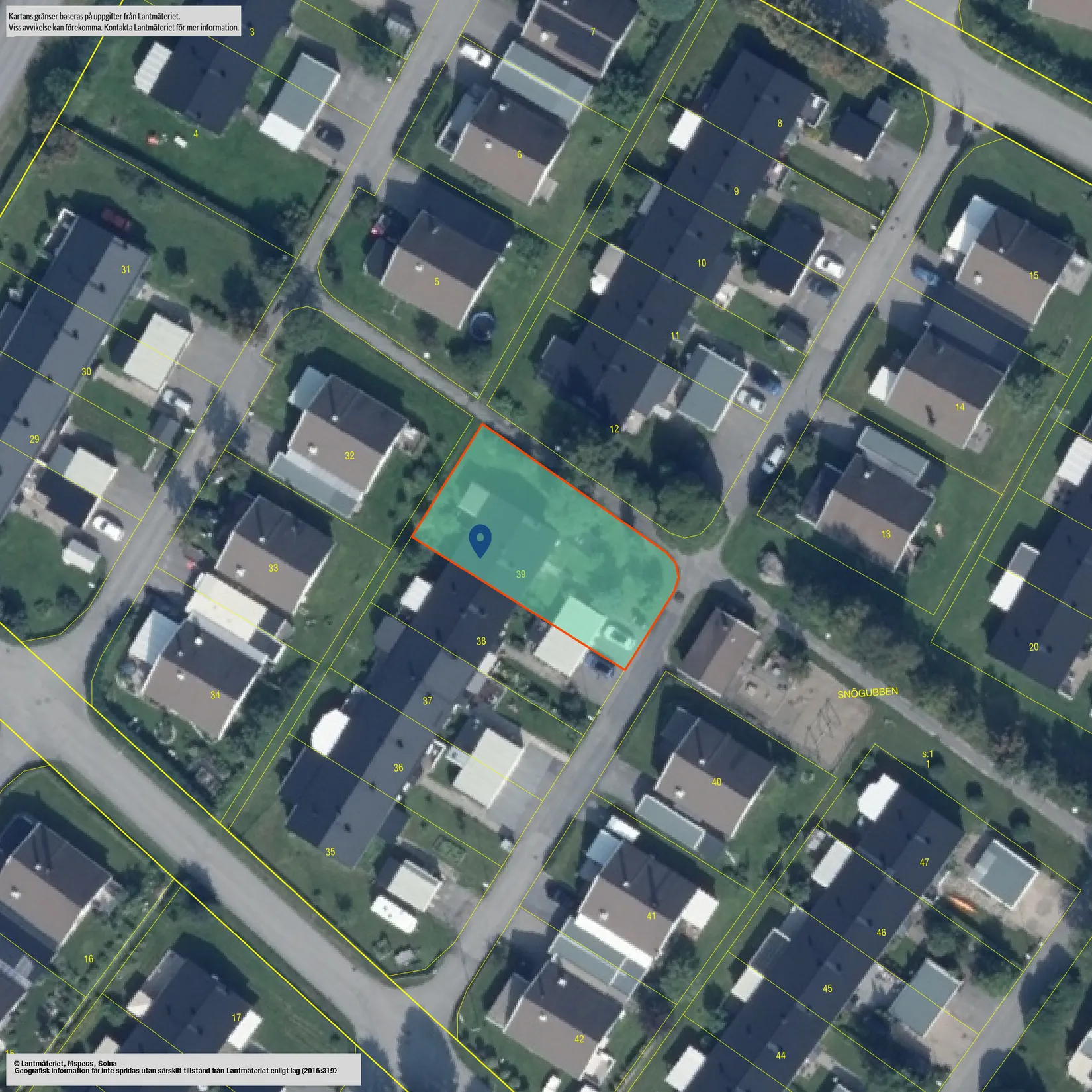 Radhus, Frostgränd 23, Morö Backe, Skellefteå