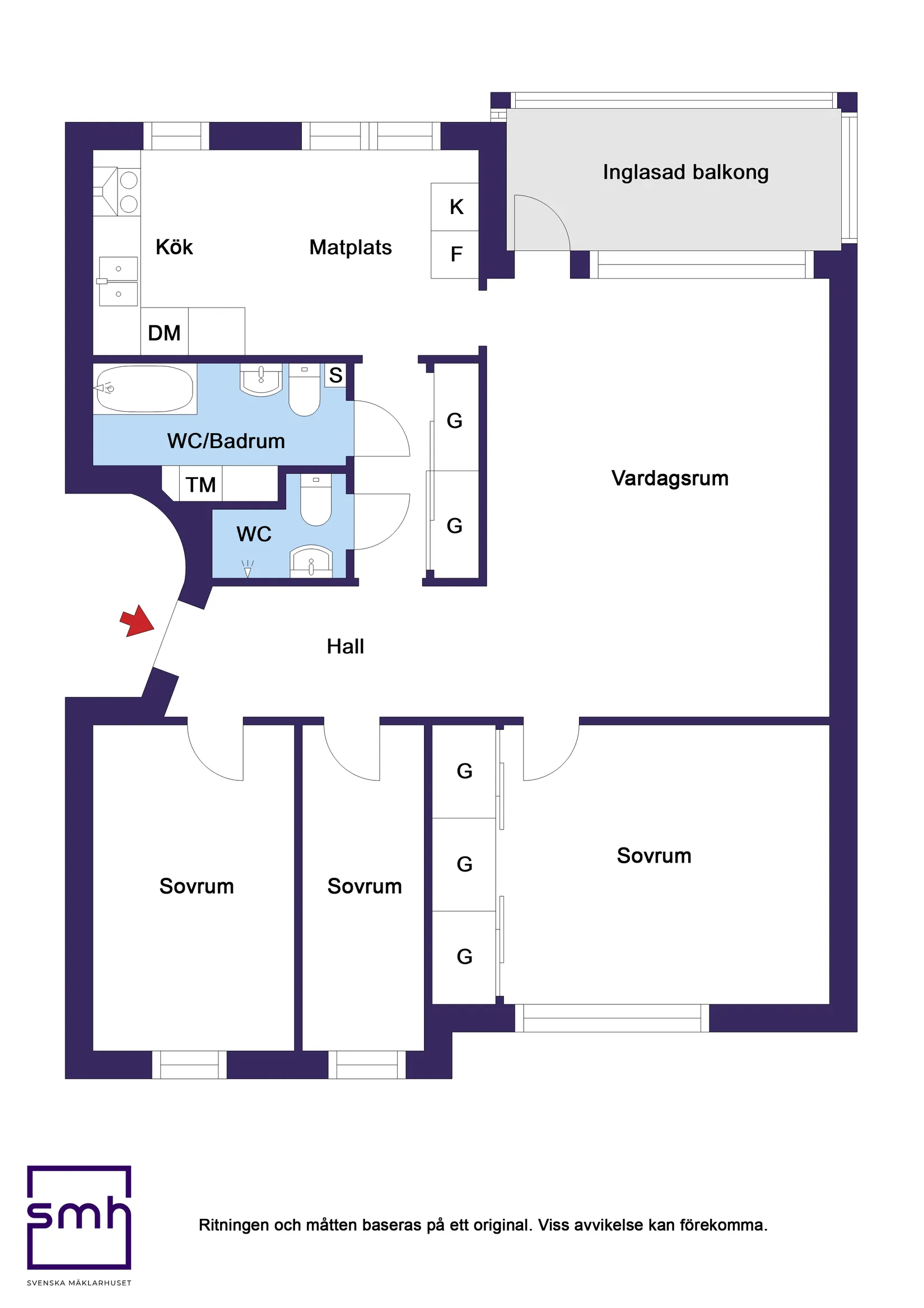 Bostadsrätt, Vallavägen 7, Handen, Haninge