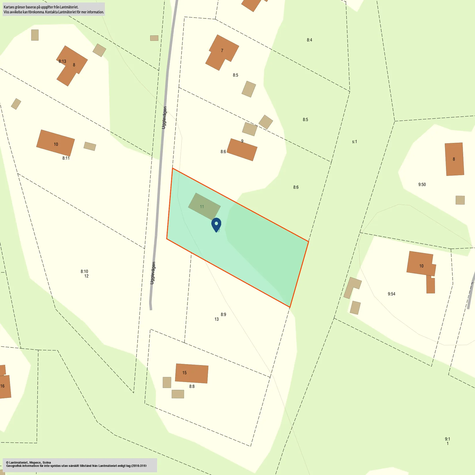 Villa, Ugglevägen 11, Södra Lökaröd, Tomelilla