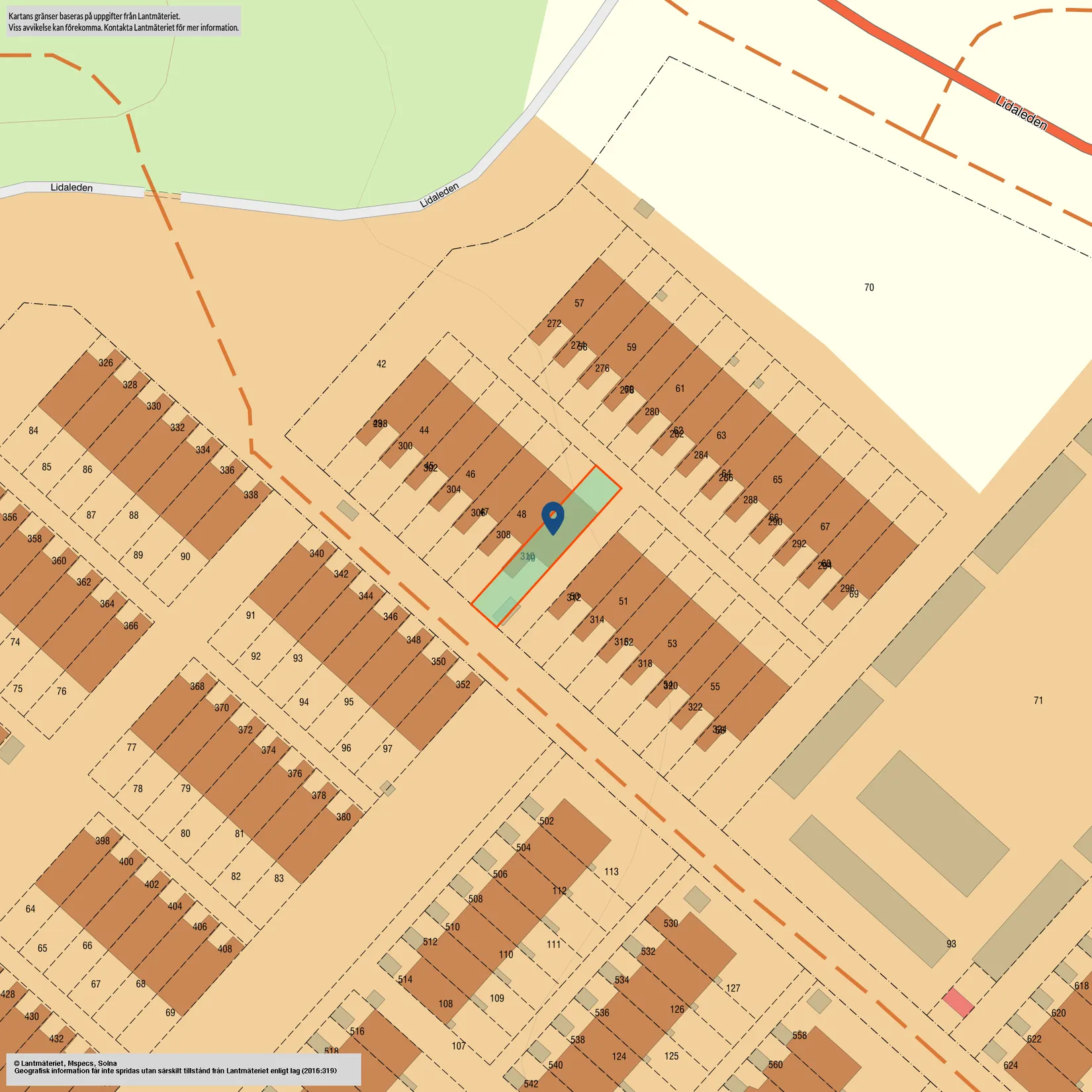 Radhus, Lidaleden 310, Smedby, Norrköping