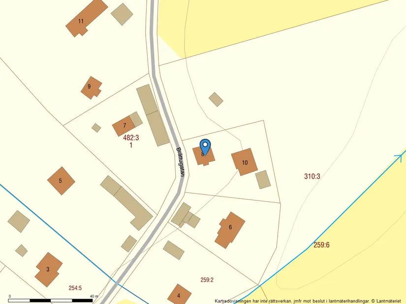 Villa, Brättugatan 10, Vika, Mora