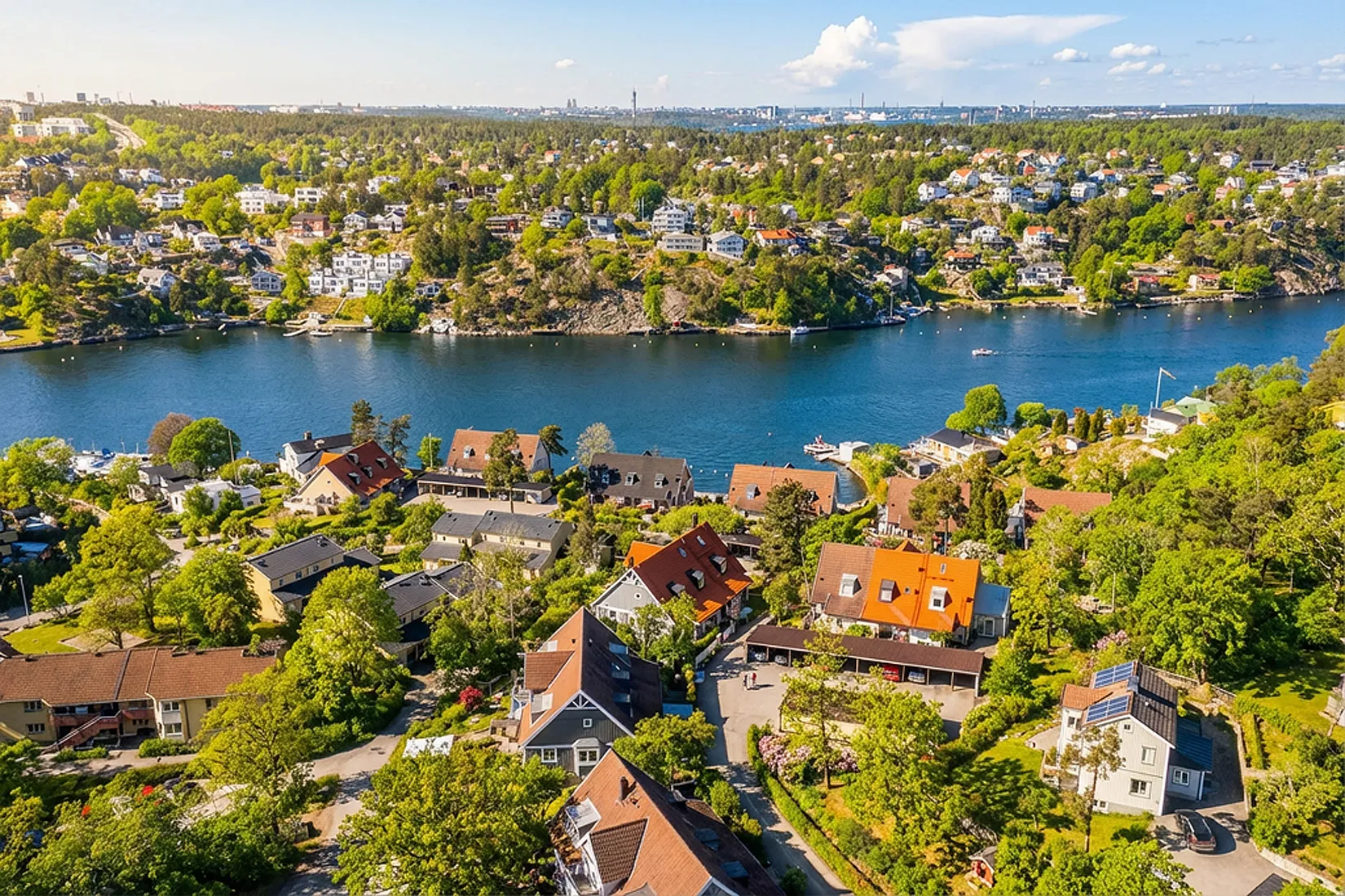 Villa, Radhus, Elinshillsvägen 13, Björknäs, Nacka