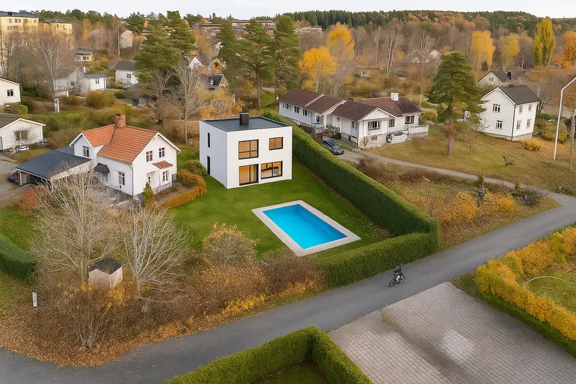 Tomt, Jungfrustigen 16, Näsbypark, Täby