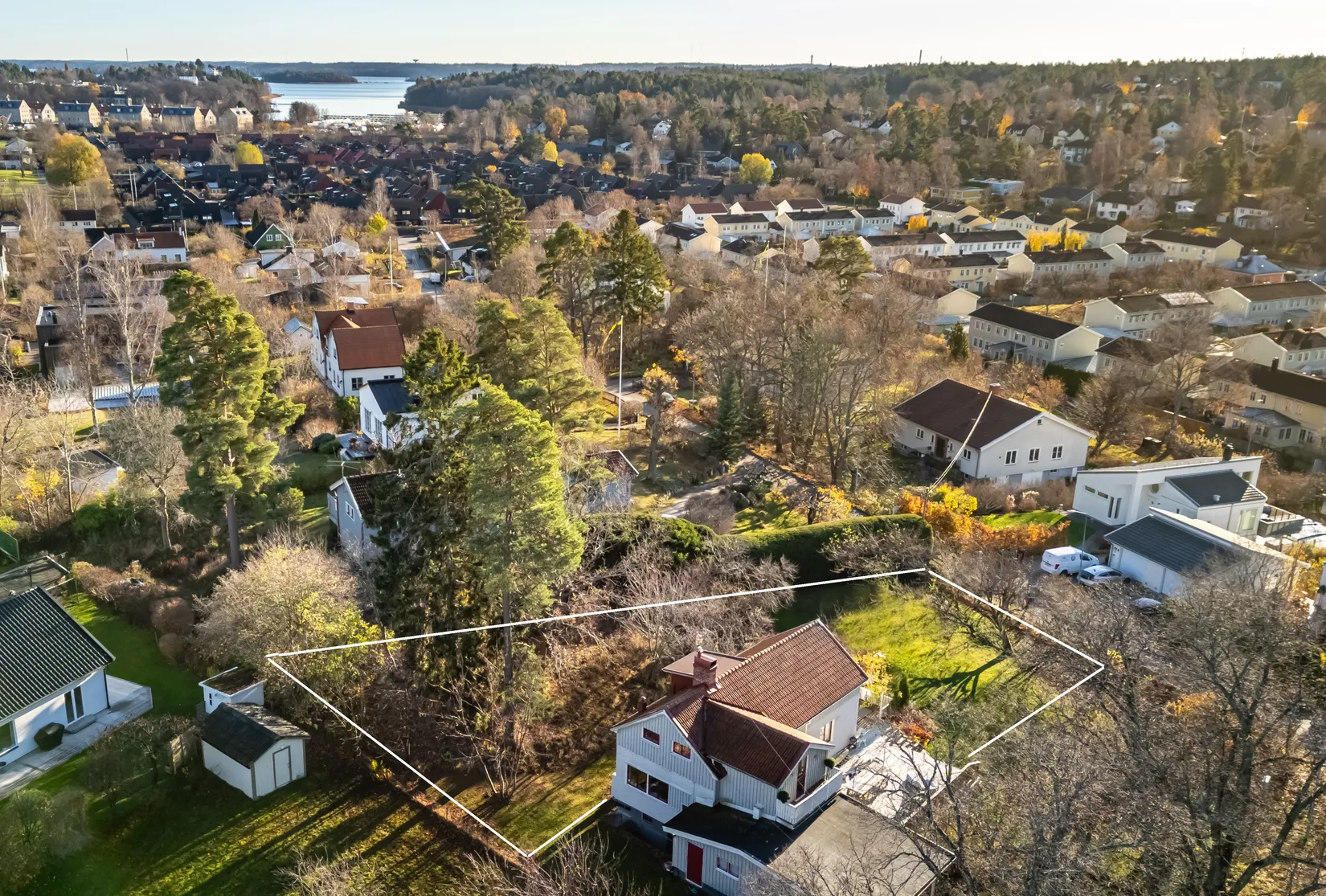 Tomt, Jungfrustigen 16, Näsbypark, Täby